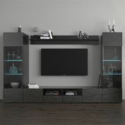 Black contemporary EU-made wall-unit / ent. center by Meble additional picture 3