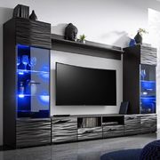 Black contemporary EU-made wall-unit / ent. center by Meble additional picture 4