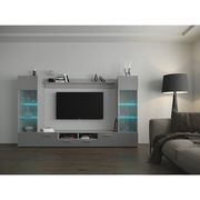 Gray contemporary EU-made wall-unit / ent. center by Meble additional picture 6