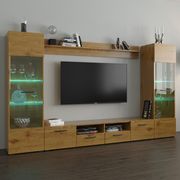 Oak contemporary EU-made wall-unit / ent. center by Meble additional picture 2