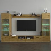 Oak contemporary EU-made wall-unit / ent. center by Meble additional picture 5