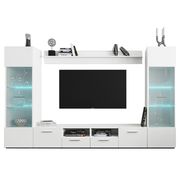 White contemporary EU-made wall-unit / ent. center by Meble additional picture 4