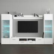 White contemporary EU-made wall-unit / ent. center by Meble additional picture 5