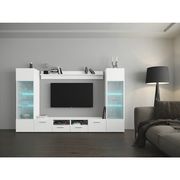 White contemporary EU-made wall-unit / ent. center by Meble additional picture 6
