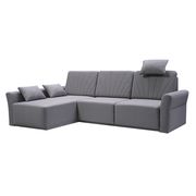 EU-made sectional in gray w/ storage and pull-out bed by Meble additional picture 2