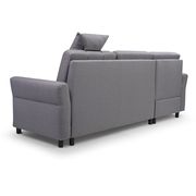 EU-made sectional in gray w/ storage and pull-out bed by Meble additional picture 6