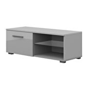 Gray contemporary tv stand w/ drawer by Meble additional picture 4
