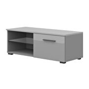 Gray contemporary tv stand w/ drawer by Meble additional picture 5