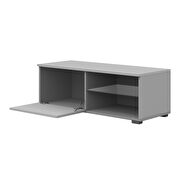 Gray contemporary tv stand w/ drawer by Meble additional picture 6