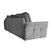 Fabric leather w/ sleeper and reversible construction by Meble additional picture 3