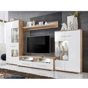 EU-made wall-unit in white / oak wood by Meble additional picture 2