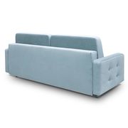 EU-made sofa bed w/ storage in blue fabric by Meble additional picture 2