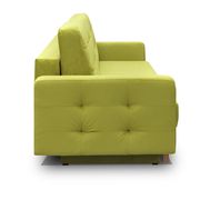EU-made sofa bed w/ storage in lime green fabric by Meble additional picture 5