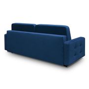 EU-made sofa bed w/ storage in navy blue fabric by Meble additional picture 5
