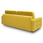 EU-made sofa bed w/ storage in yellow fabric by Meble additional picture 5