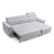 Light Gray EU-made sleeper / storage sectional by Meble additional picture 4