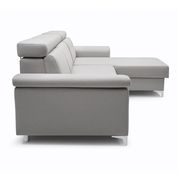 Light Gray EU-made sleeper / storage sectional by Meble additional picture 5