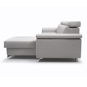 Light Gray EU-made sleeper / storage sectional by Meble additional picture 6