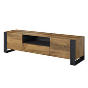 Contemporary oak / gray tv stand by Meble additional picture 2