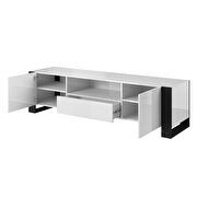 Contemporary white/black tv stand by Meble additional picture 4