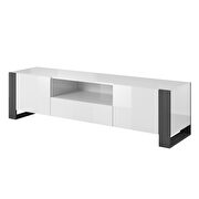 Contemporary white/gray tv stand by Meble additional picture 3