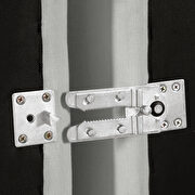 6pcs 157-inch gray linen fabric comfy modular sectional sofa by Meridian additional picture 6