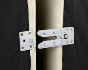 5pcs 118-inch cream vegan leather comfy modular sectional sofa by Meridian additional picture 6