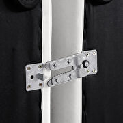 Modern 119-inch 4pcs cream velvet fabric modular sectional by Meridian additional picture 8