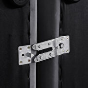 Modern 5pcs gray velvet fabric modular sectional by Meridian additional picture 6