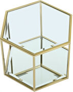 Glam style coffee table set in hexagon shape by Meridian additional picture 2