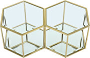 2pcs coffee table set in hexagon shape additional photo 3 of 2