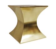 Gold metal contemporary glam style coffee table by Meridian additional picture 11
