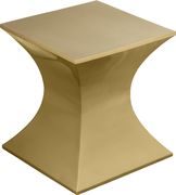 Gold metal contemporary glam style coffee table by Meridian additional picture 5