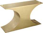 Gold metal contemporary glam style coffee table by Meridian additional picture 9