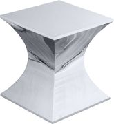 Chrome metal contemporary glam style coffee table by Meridian additional picture 8