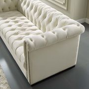 Classic tufted ivory fabric sofa by Modway additional picture 6