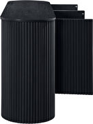 Fluted detail art-deco style black sideboard / buffet by Meridian additional picture 6