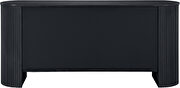 Fluted detail art-deco style black sideboard / buffet by Meridian additional picture 7