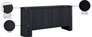 Fluted detail art-deco style black sideboard / buffet by Meridian additional picture 10
