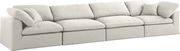 Modular design fabric contemporary sofa by Meridian additional picture 6