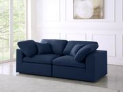 Modular design fabric contemporary 2pcs sofa by Meridian additional picture 7