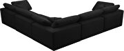 Modular 5pcs contemporary velvet sectional by Meridian additional picture 2