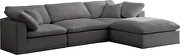 Modular 4pcs contemporary velvet sectional additional photo 5 of 10
