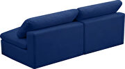 Modular 2pcs contemporary velvet couch additional photo 5 of 6