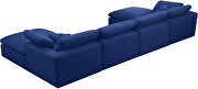 Modular 6pcs contemporary velvet sectional by Meridian additional picture 5
