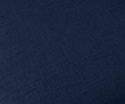 Modular style navy blue linen fabric ottoman additional photo 2 of 3