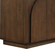 Art-deco style modular 3pcs sideboard / buffet in brown additional photo 3 of 8