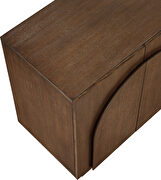 Art-deco style modular 3pcs sideboard / buffet in brown additional photo 4 of 8