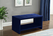 Elegant channel tufted radial design velvet bed by Meridian additional picture 6