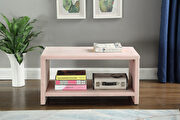 Elegant channel tufted radial design velvet king bed in pink additional photo 4 of 5